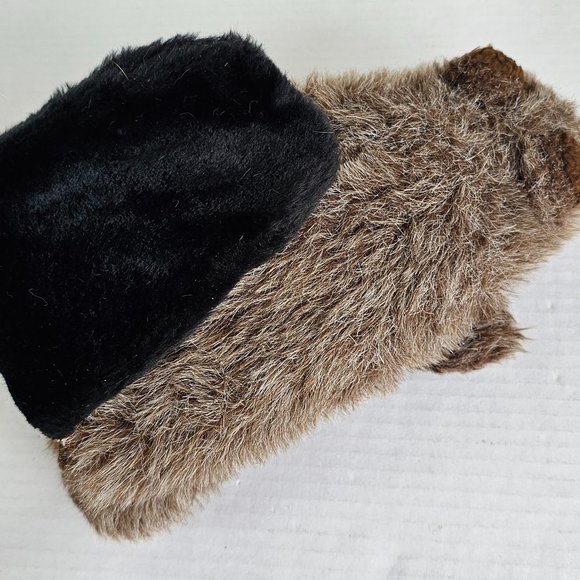 Hand Puppet Country Critters Inc Made in USA Plush Animal Beaver Gopher 12" - Picture 10 of 12